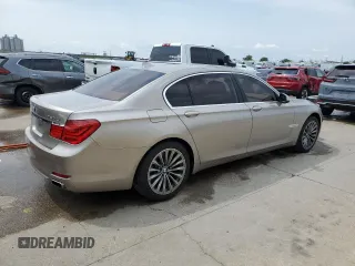 2012 BMW 7 Series 750Li with VIN WBAKB8C51CC962834, listed as a Copart auction lot 56592645 with 72,665 mi miles and Salvage title. Bid and sale history available at DreamBid. Image 3.