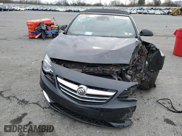 2016 Buick Cascada Premium with VIN W04WT3N55GG130231, listed as a Copart auction lot 51799235 with 34,925 mi miles and Salvage title. Bid and sale history available at DreamBid. Image 5.