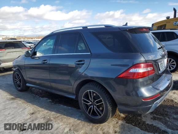 2014 Mercedes-Benz M 350 with VIN 4JGDA2EB4EA296805, listed as a Copart auction lot 47339945 with 150,457 mi miles and Salvage Title. Bid and sale history available at DreamBid. Image 2.