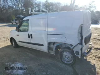 2022 Ram ProMaster City Wagon with VIN ZFBHRFAB0N6X02595, listed as a Copart auction lot 88313535 with 0 mi miles and Salvage Title. Bid and sale history available at carsss.com. Image 2.