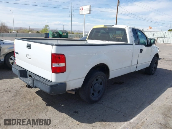 2007 Ford F-150 XL with VIN 1FTRF12W87KC00295, listed as a IAAI auction lot 41894720 with 245,671 mi miles. Bid and sale history available at carsss.com. Image 4.