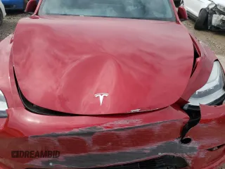 2020 Tesla Model Y Long Range with VIN 5YJYGDEE1LF009967, listed as a Copart auction lot 49920385 with Not Provided miles and Salvage Title. Bid and sale history available at DreamBid. Image 12.
