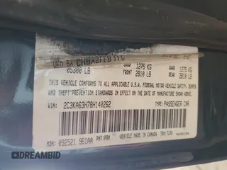 2008 Chrysler 300 C Hemi z VIN 2C3KA63H78H140262, wystawiony jako Copart lot #58659515 z przebiegiem 135 065 mil mil oraz Szkoda całkowita • Salvage title. Historia ofert i sprzedaży dostępna na DreamBid. Obrazek 12.