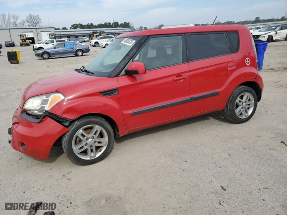 2010 Kia Soul + with VIN KNDJT2A22A7176323, listed as a Copart auction lot 48685625 with 194,475 mi miles and Clean Title. Bid and sale history available at carsss.com. Image 1.