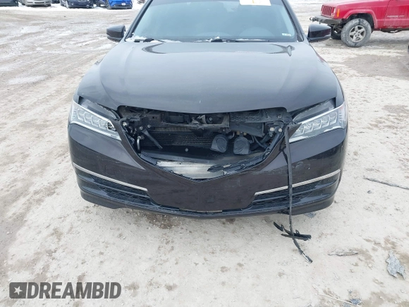 2015 Acura TLX V6 with VIN 19UUB2F33FA025391, listed as a IAAI auction lot 41625936 with 115,635 mi miles. Bid and sale history available at carsss.com. Image 6.