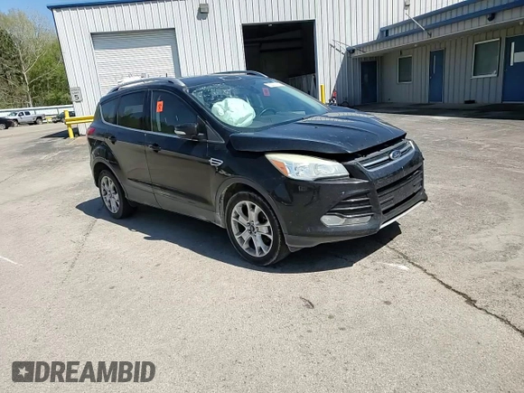 2016 Ford Escape Titanium with VIN 1FMCU0J91GUB09161, listed as a Copart auction lot 50027315 with 106,784 mi miles and Salvage Title. Bid and sale history available at carsss.com. Image 11.