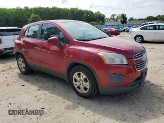 2015 Chevrolet Trax LS z VIN KL7CJKSB7FB121185, wystawiony jako Copart lot #56323205 z przebiegiem 123 440 mil mil oraz Czysty tytuł • Clean title. Historia ofert i sprzedaży dostępna na DreamBid. Obrazek 4.