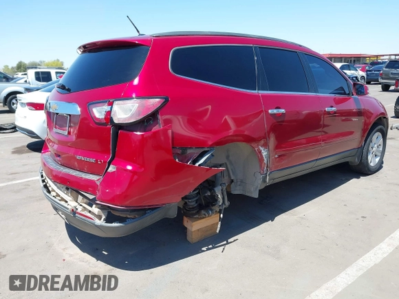2014 Chevrolet Traverse LT with VIN 1GNKRGKD6EJ158794, listed as a IAAI auction lot 42127660 with 193,055 mi miles. Bid and sale history available at carsss.com. Image 6.