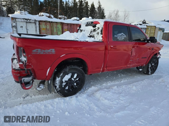 2022 Ram 2500 Big Horn with VIN 3C6UR5DL0NG431036, listed as a Copart auction lot 85461914 with 35,449 mi miles and Salvage title. Bid and sale history available at DreamBid. Image 3.