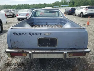1983 Chevrolet El Camino z VIN 1GCCW80H6DR289404, wystawiony jako Copart lot #57524685 z przebiegiem 66 561 mil mil oraz Czysty tytuł • Clean title. Historia ofert i sprzedaży dostępna na DreamBid. Obrazek 6.