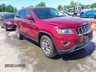 2014 Jeep Grand Cherokee Limited with VIN 1C4RJFBGXEC479342, listed as a IAAI auction lot 42514199 with 207,493 mi miles and . Bid and sale history available at DreamBid. Image 1.