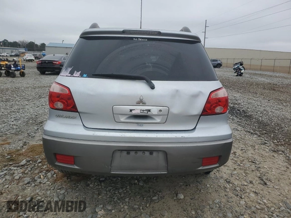 2005 Mitsubishi Outlander XLS with VIN JA4LX41F35U002094, listed as a Copart auction lot 42575725 with 276,096 mi miles and Salvage Title. Bid and sale history available at carsss.com. Image 6.