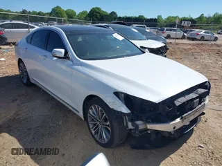 2015 Hyundai Genesis 3.8L z VIN KMHGN4JE4FU071605, wystawiony jako IAAI lot #42051797 z przebiegiem 155 814 mil mil oraz . Historia ofert i sprzedaży dostępna na DreamBid. Obrazek 1.