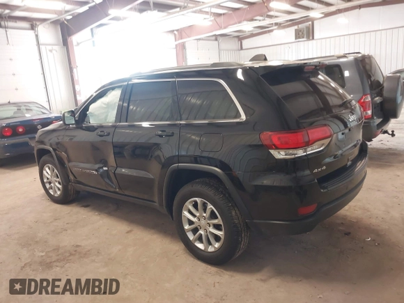 2021 Jeep Grand Cherokee Laredo X with VIN 1C4RJFAG0MC655489, listed as a IAAI auction lot 41886475 with 39,147 mi miles and . Bid and sale history available at DreamBid. Image 14.
