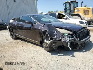 2017 Bentley Continental GT with VIN SCBFT7ZA7HC061784, listed as a Copart auction lot 67612394 with 25,803 mi miles and Salvage Title. Bid and sale history available at DreamBid. Image 4.
