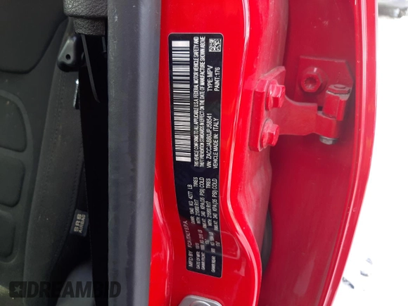 2018 Jeep Renegade Latitude with VIN ZACCJABB0JPJ58541, listed as a Copart auction lot 45151855 with 83,754 mi miles and Salvage Title. Bid and sale history available at carsss.com. Image 14.