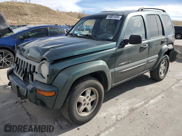 2003 Jeep Liberty Limited with VIN 1J4GL58K83W525439, listed as a Copart auction lot 49601685 with 93,671 mi miles and Salvage title. Bid and sale history available at DreamBid. Image 1.