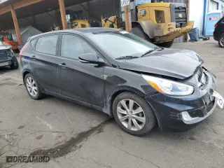 2014 Hyundai Accent SE with VIN KMHCU5AEXEU165364, listed as a Copart auction lot 46703125 with 73,312 mi miles and Salvage Title. Bid and sale history available at carsss.com. Image 4.