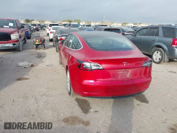 2018 Tesla Model 3 Long Range Battery with VIN 5YJ3E1EA8JF047298, listed as a IAAI auction lot 41403507 with 172,142 mi miles and . Bid and sale history available at DreamBid. Image 3.