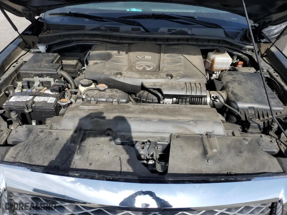 2018 Infiniti QX80 with VIN JN8AZ2NF3J9660604, listed as a Copart auction lot 52413665 with 0 mi miles and Salvage Title. Bid and sale history available at carsss.com. Image 12.
