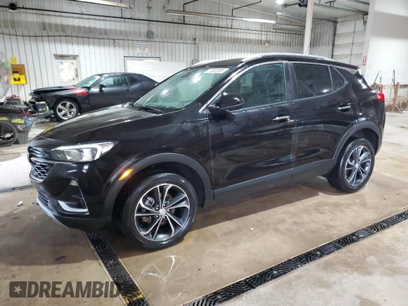 2022 Buick Encore GX Select with VIN KL4MMESL9NB007710, listed as a Copart auction lot 57322985 with 41,200 mi miles and Salvage title. Bid and sale history available at DreamBid. Image 1.