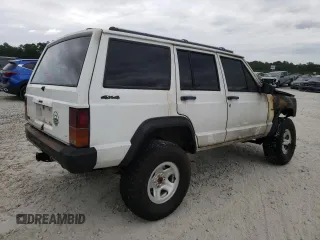 1992 Jeep Cherokee SE with VIN 1J4FJ28S1NL154354, listed as a Copart auction lot 71081634 with 0 mi miles and Salvage Title. Bid and sale history available at carsss.com. Image 3.