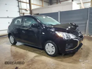 2024 Mitsubishi Mirage ES with VIN ML32AUHJ2RH011352, listed as a Copart auction lot 61589915 with 14,258 mi miles and Clean title. Bid and sale history available at DreamBid. Image 4.
