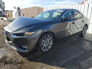 2024 Mazda 3 S Preferred with VIN 3MZBPACM7RM418507, listed as a Copart auction lot 47142635 with 27,258 mi miles and Clean Title. Bid and sale history available at carsss.com. Image 1.