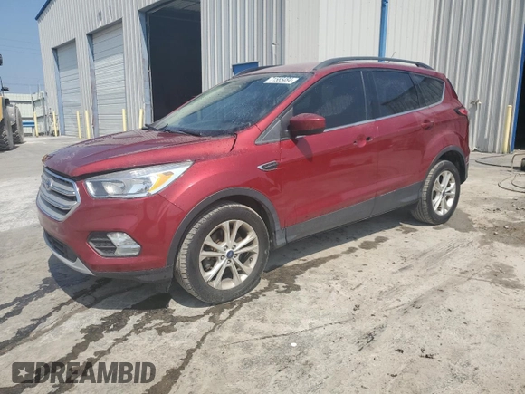 2018 Ford Escape SE with VIN 1FMCU0G90JUB48970, listed as a Copart auction lot 71585484 with 117,158 mi miles and Clean Title. Bid and sale history available at carsss.com. Image 1.