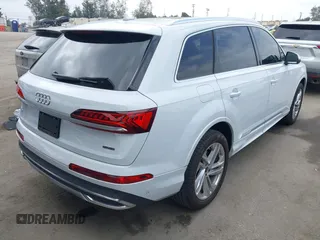 2023 Audi Q7 Premium Plus with VIN WA1LXBF73PD005733, listed as a IAAI auction lot 42229125 with 42,381 mi miles and . Bid and sale history available at DreamBid. Image 4.