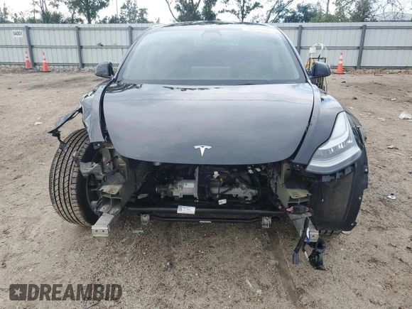 2022 Tesla Model 3 Long Range with VIN 5YJ3E1EB1NF243484, listed as a Copart auction lot 70745404 with 25,970 mi miles and Salvage Title. Bid and sale history available at DreamBid. Image 5.