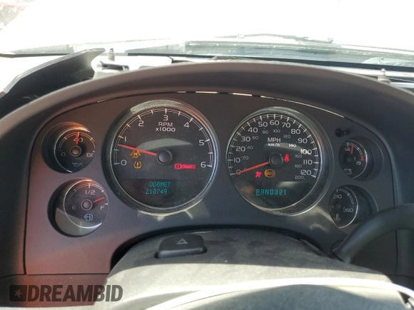 2007 Chevrolet Tahoe LS with VIN 1GNFC13J47R151058, listed as a Copart auction lot 60741285 with 210,749 mi miles and Salvage title. Bid and sale history available at DreamBid. Image 9.
