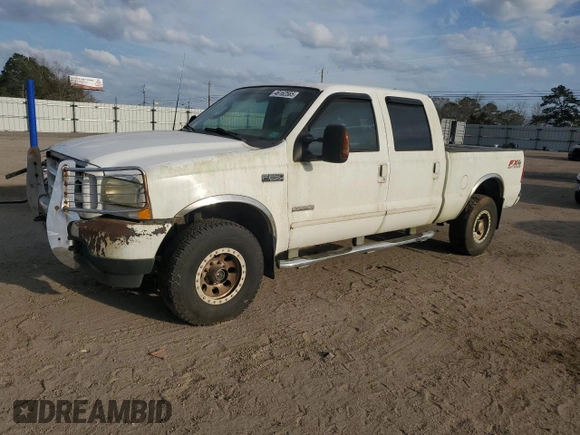 2003 Ford F-250 XL with VIN 1FTNW21P23ED61071, listed as a Copart auction lot 46162565 with 176,853 mi miles and Salvage title. Bid and sale history available at DreamBid. Image 1.