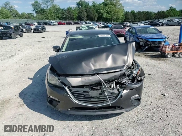 2015 Mazda 3 i Sport with VIN JM1BM1K75F1223408, listed as a Copart auction lot 54992705 with 93,925 mi miles and Salvage Title. Bid and sale history available at DreamBid. Image 14.