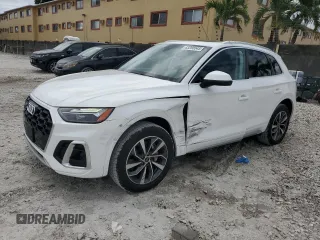 2024 Audi Q5 S line Premium with VIN WA1GAAFY9R2143457, listed as a Copart auction lot 63265545 with 2,780 mi miles and Salvage title. Bid and sale history available at DreamBid. Image 1.