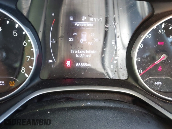 2018 Jeep Compass Sport with VIN 3C4NJDAB5JT146182, listed as a IAAI auction lot 42041839 with 55,865 mi miles and . Bid and sale history available at DreamBid. Image 15.