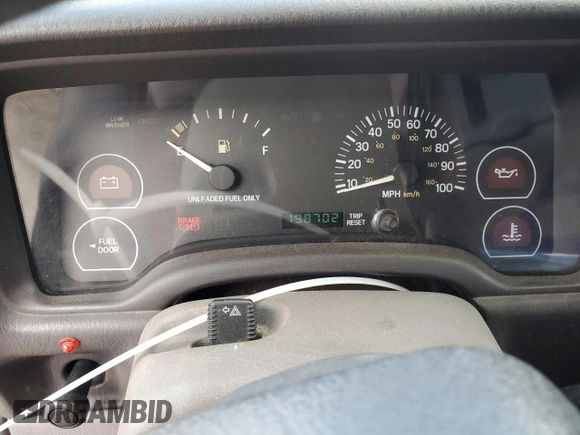 1997 Jeep Cherokee SE with VIN 1J4FT27P0VL612859, listed as a Copart auction lot 49869915 with 198,702 mi miles and Salvage title. Bid and sale history available at DreamBid. Image 9.