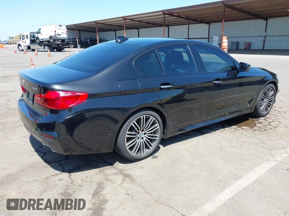 2017 BMW 5 Series 540i with VIN WBAJE5C31HG477822, listed as a IAAI auction lot 42174024 with 88,846 mi miles and . Bid and sale history available at carsss.com. Image 4.