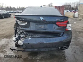 2017 BMW 7 Series with VIN WBA7H6C32HG614368, listed as a Copart auction lot 50607035 with 69,567 mi miles and Salvage title. Bid and sale history available at DreamBid. Image 6.
