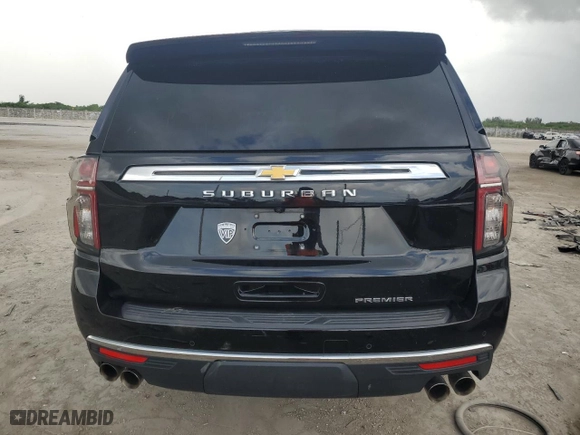 2023 Chevrolet Suburban Premier with VIN 1GNSCFKD8PR135078, listed as a Copart auction lot 89190645 with 41,495 mi miles and Non Repairable. Bid and sale history available at carsss.com. Image 6.