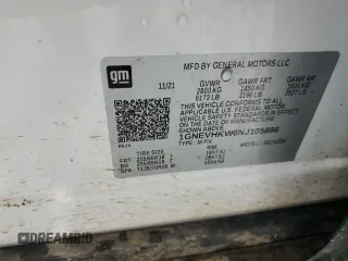 2022 Chevrolet Traverse LT z VIN 1GNEVHKW6NJ105898, wystawiony jako Copart lot #50015715 z przebiegiem 93 269 mil mil oraz Szkoda całkowita • Salvage title. Historia ofert i sprzedaży dostępna na DreamBid. Obrazek 13.
