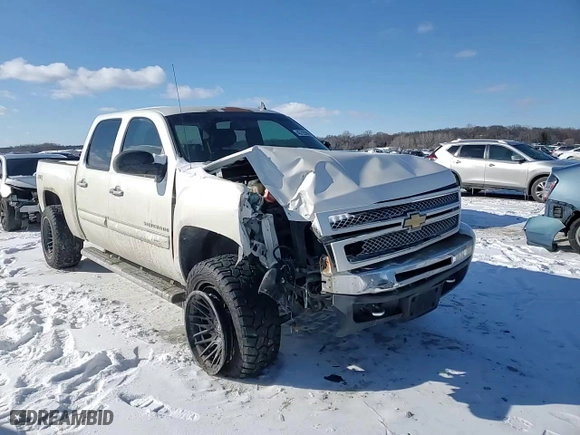 2012 Chevrolet Silverado 1500 LTZ with VIN 3GCPKTE72CG145251, listed as a Copart auction lot 45726985 with 0 mi miles and Salvage Title. Bid and sale history available at carsss.com. Image 11.