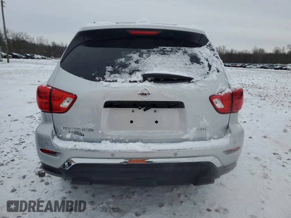 2020 Nissan Pathfinder S with VIN 5N1DR2AM1LC608564, listed as a Copart auction lot 46045955 with 83,886 mi miles and Salvage Title. Bid and sale history available at carsss.com. Image 6.
