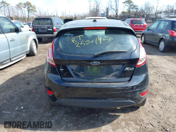2019 Ford Fiesta SE with VIN 3FADP4EJ0KM136804, listed as a IAAI auction lot 41657106 with 999,999 mi miles. Bid and sale history available at carsss.com. Image 15.