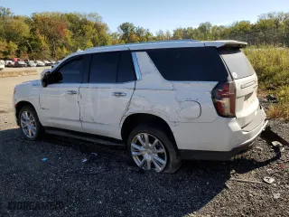 2022 Chevrolet Tahoe High Country with VIN 1GNSKTKL1NR313709, listed as a Copart auction lot 75839884 with 55,755 mi miles and Salvage Title. Bid and sale history available at carsss.com. Image 2.