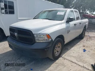 2020 Ram 1500 Tradesman with VIN 1C6RR6FGXLS117749, listed as a IAAI auction lot 42084572 with 137,970 mi miles and . Bid and sale history available at DreamBid. Image 2.