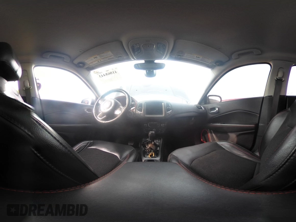 2018 Jeep Compass Trailhawk with VIN 3C4NJDDB6JT442016, listed as a IAAI auction lot 41068443 with 114,579 mi miles and . Bid and sale history available at carsss.com. Image 18.
