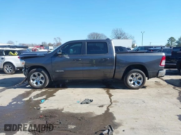 2022 Ram 1500 Big Horn with VIN 1C6SRFFT4NN428027, listed as a IAAI auction lot 41656564 with 14,754 mi miles. Bid and sale history available at carsss.com. Image 14.