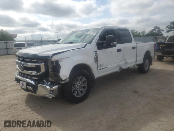 2020 Ford F-250 XL z VIN 1FT7W2AT5LED61961, wystawiony jako Copart lot #57021755 z przebiegiem 90 256 mil mil oraz Szkoda całkowita • Salvage title. Historia ofert i sprzedaży dostępna na DreamBid. Obrazek 1.