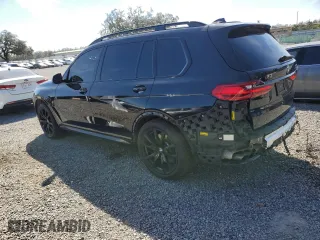 2021 BMW X7 M50i with VIN 5UXCX6C06M9G14044, listed as a Copart auction lot 46078775 with 49,938 mi miles and Salvage Title. Bid and sale history available at carsss.com. Image 2.